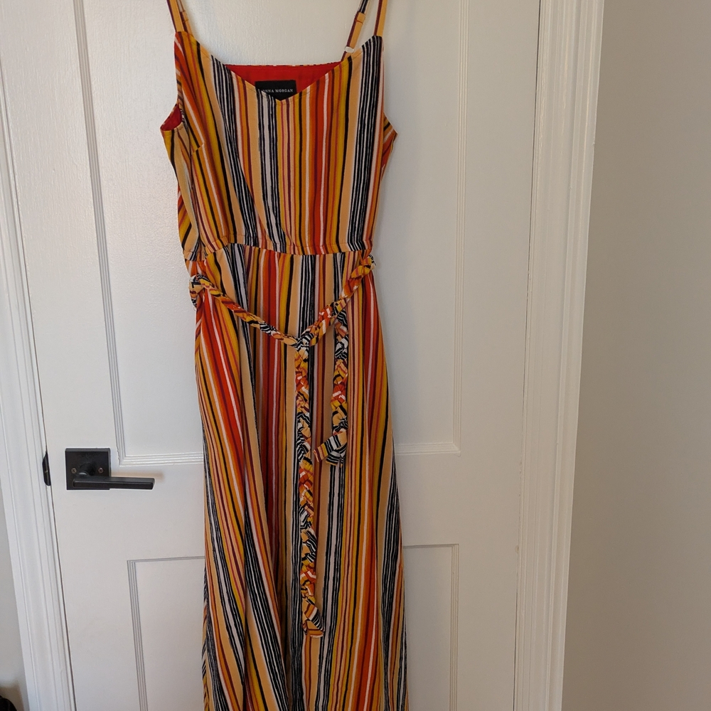 Striped Multicolor Maxi Dress